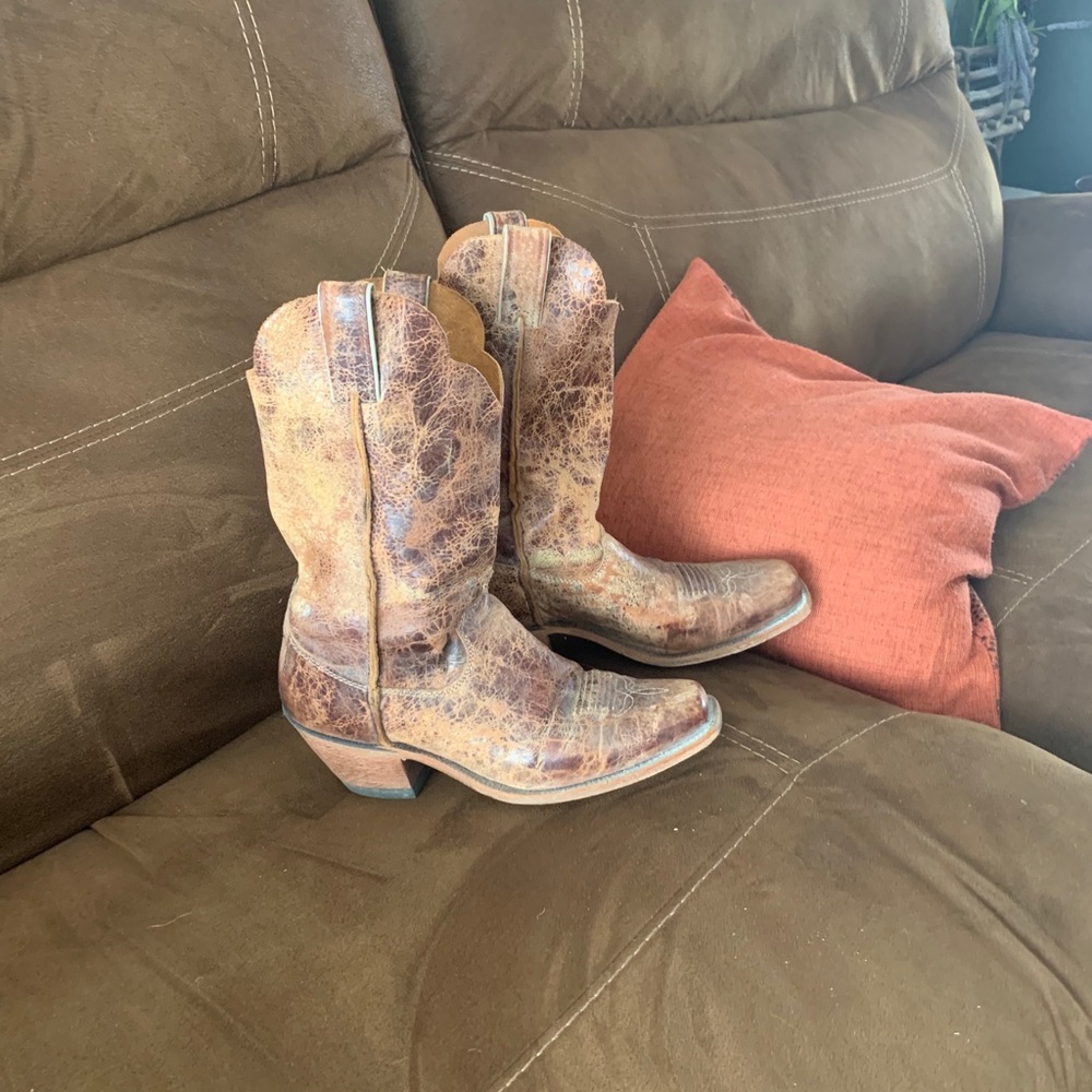 Woman’s cowboy boots